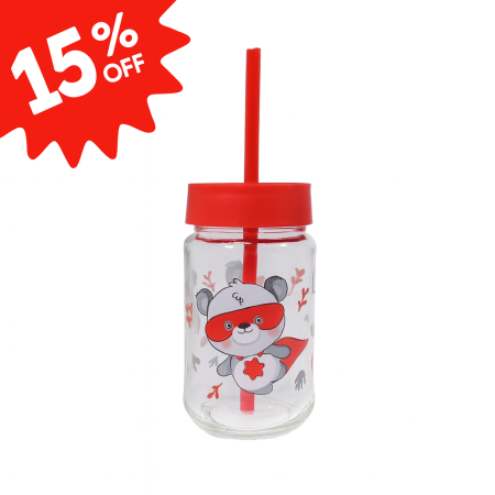 Бутилка със сламка Heroes 10315