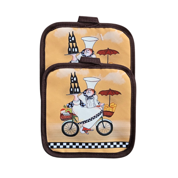 Комплект кухненски ръкохватки CHEF – 2 бр., 17/17 см -  модел 11295