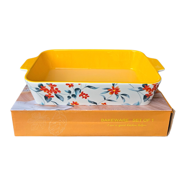 Керамичен съд Blossom 38,5 см с дръжки, термоустойчива керамика – модел 11293