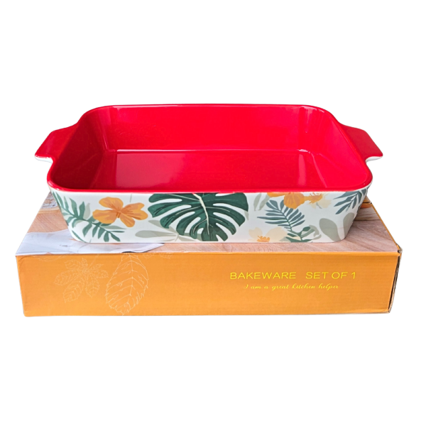 Керамичен съд Blossom 38,5 см с дръжки, термоустойчива керамика – модел 11294