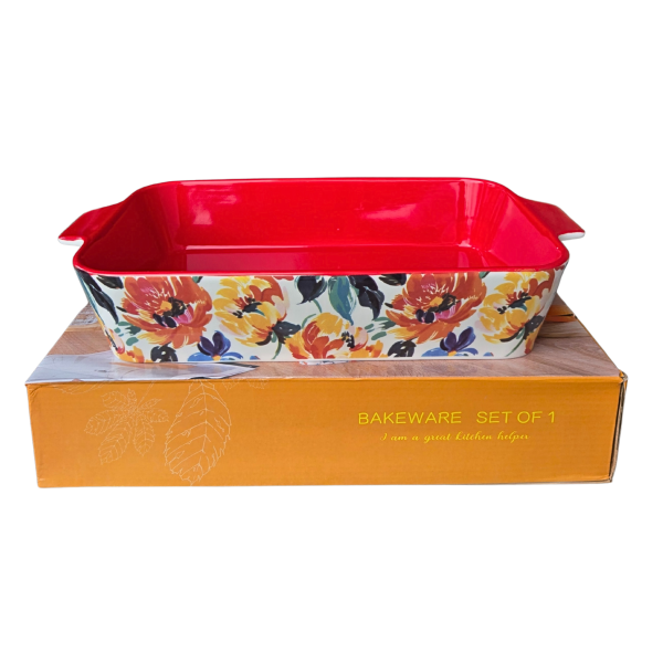 Керамичен съд Blossom 38,5 см с дръжки, термоустойчива керамика – модел 11294