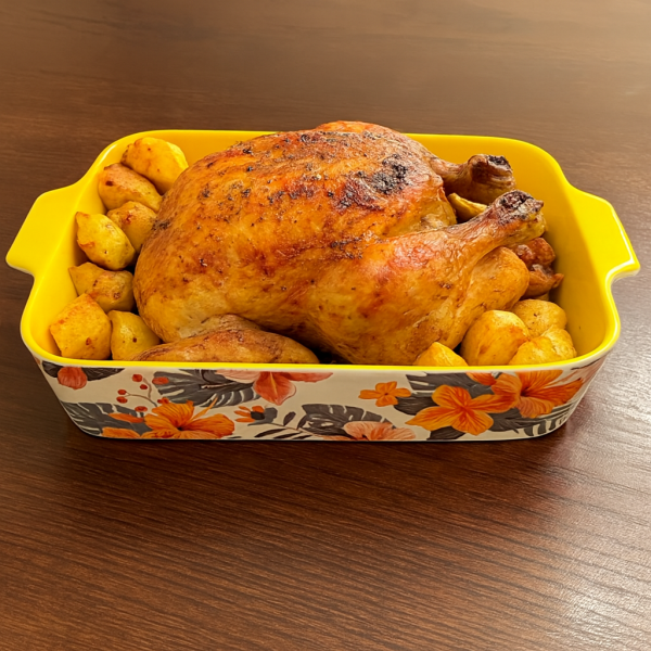 Керамичен съд Blossom 38,5 см с дръжки, термоустойчива керамика – модел 11293