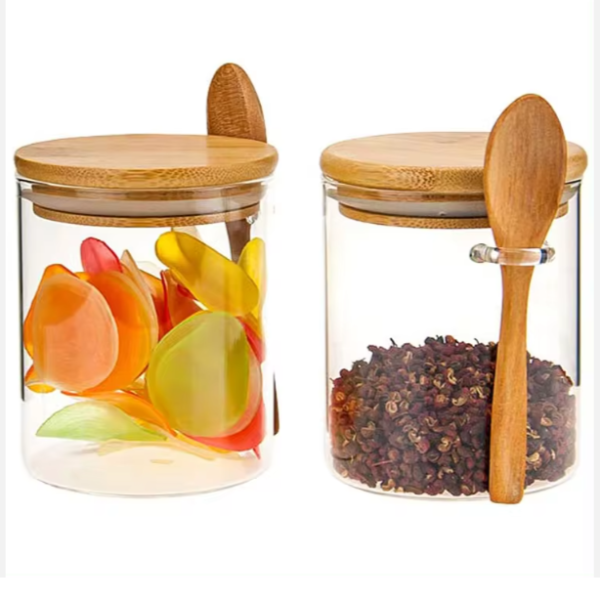 Буркани с лъжичка  2 х 1.100 л - модел 11301