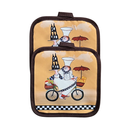 Комплект кухненски ръкохватки CHEF – 2 бр., 17/17 см -  модел 11295