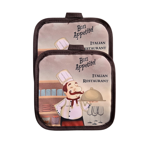 Комплект кухненски ръкохватки CHEF – 2 бр., 17/17 см -  модел 11295