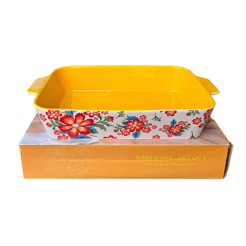 Керамичен съд Blossom 38,5 см с дръжки, термоустойчива керамика – модел 11293